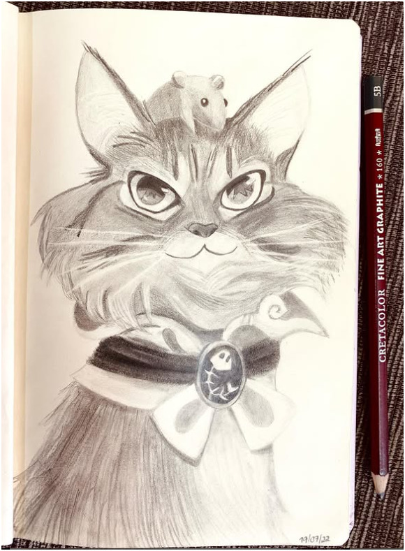 ilustração cat and mouse